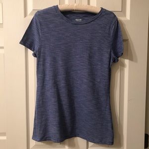 Mossimo Supply Co. Blue and White Short Sleeve Tee